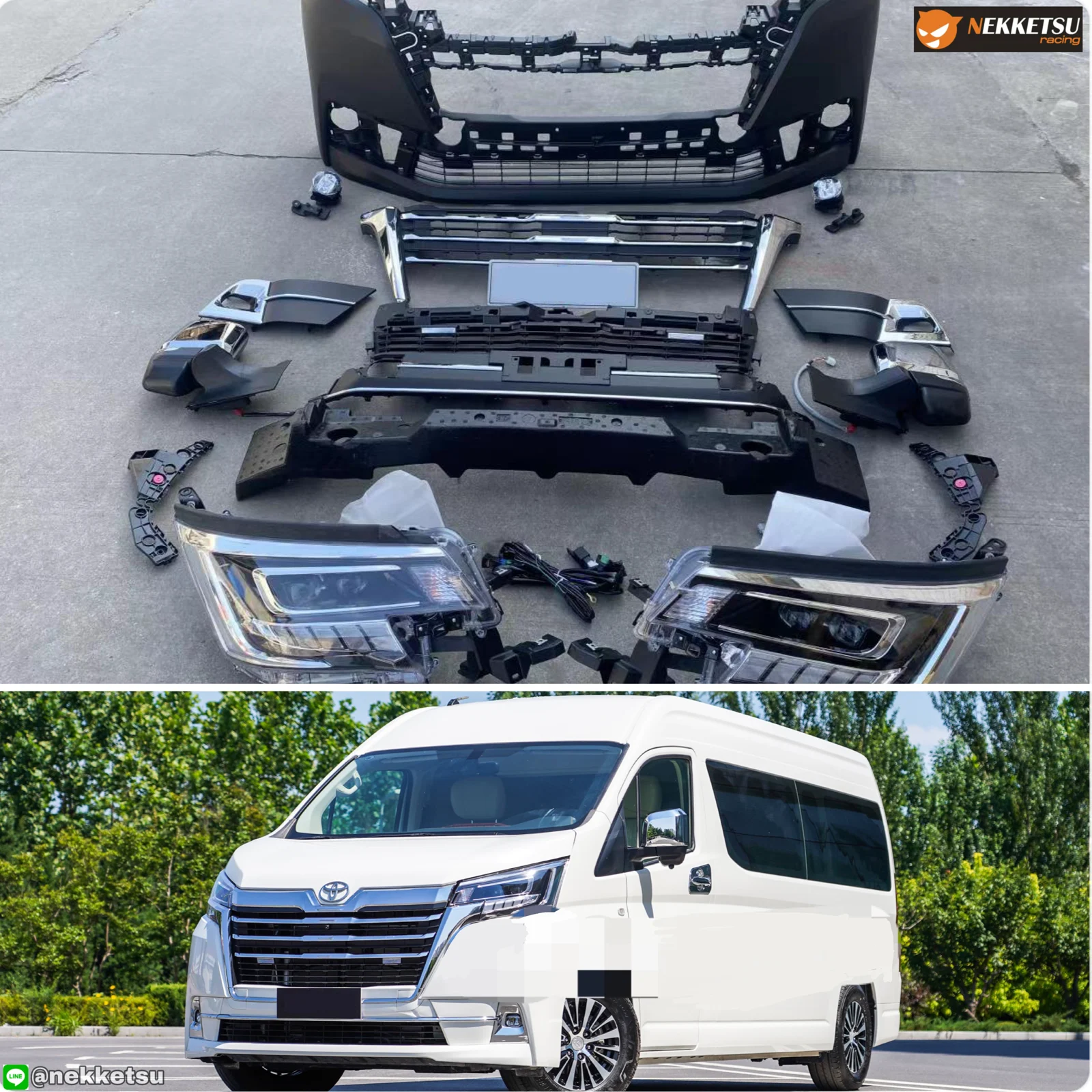 ชุดแต่ง TOYOTA Commuter รถตู้ 2019 2025 หน้า 2022