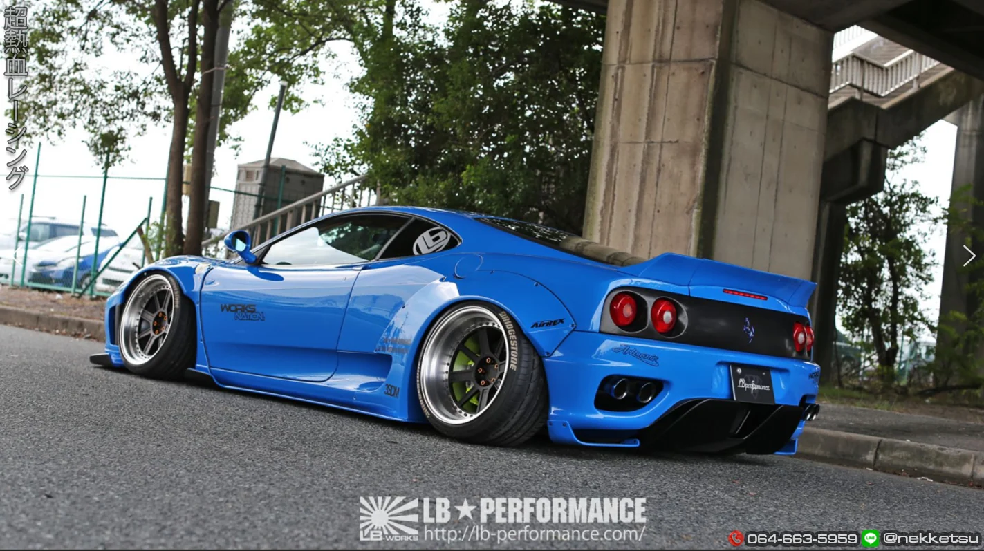 รูปชุดแต่ง ชุดแต่ง Ferrari 360 LB WORK ภาพที่ 9
