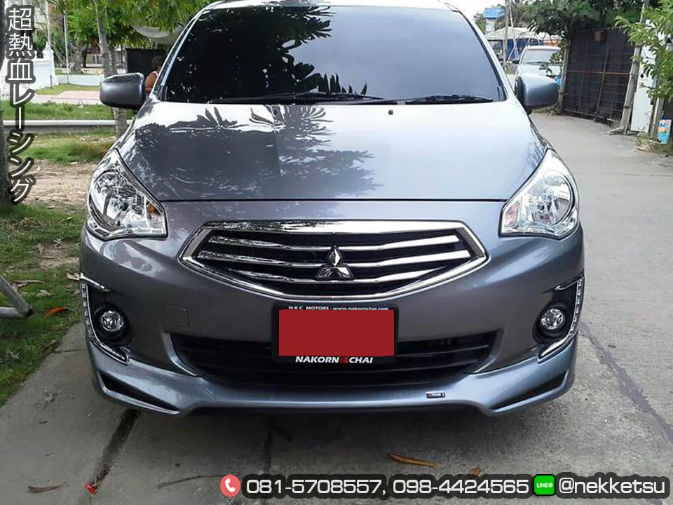 รูปชุดแต่ง ชุดแต่ง Mitsubishi Attrage RedLine V1 ภาพที่ 6