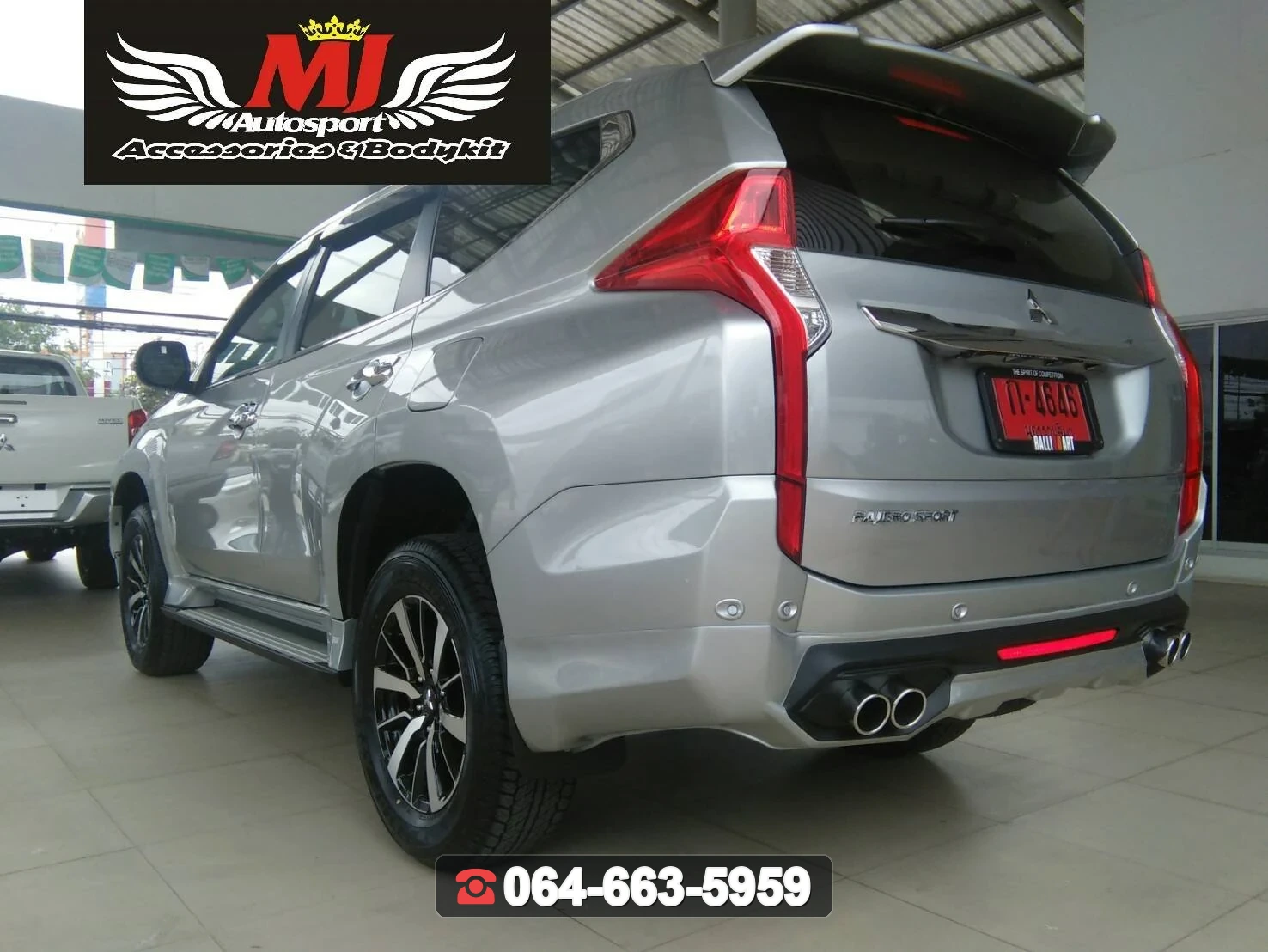ชุดแต่ง MITSUBISHI Pajero 2016-2018 ท่อแฝด RiderM ภาพ 3
