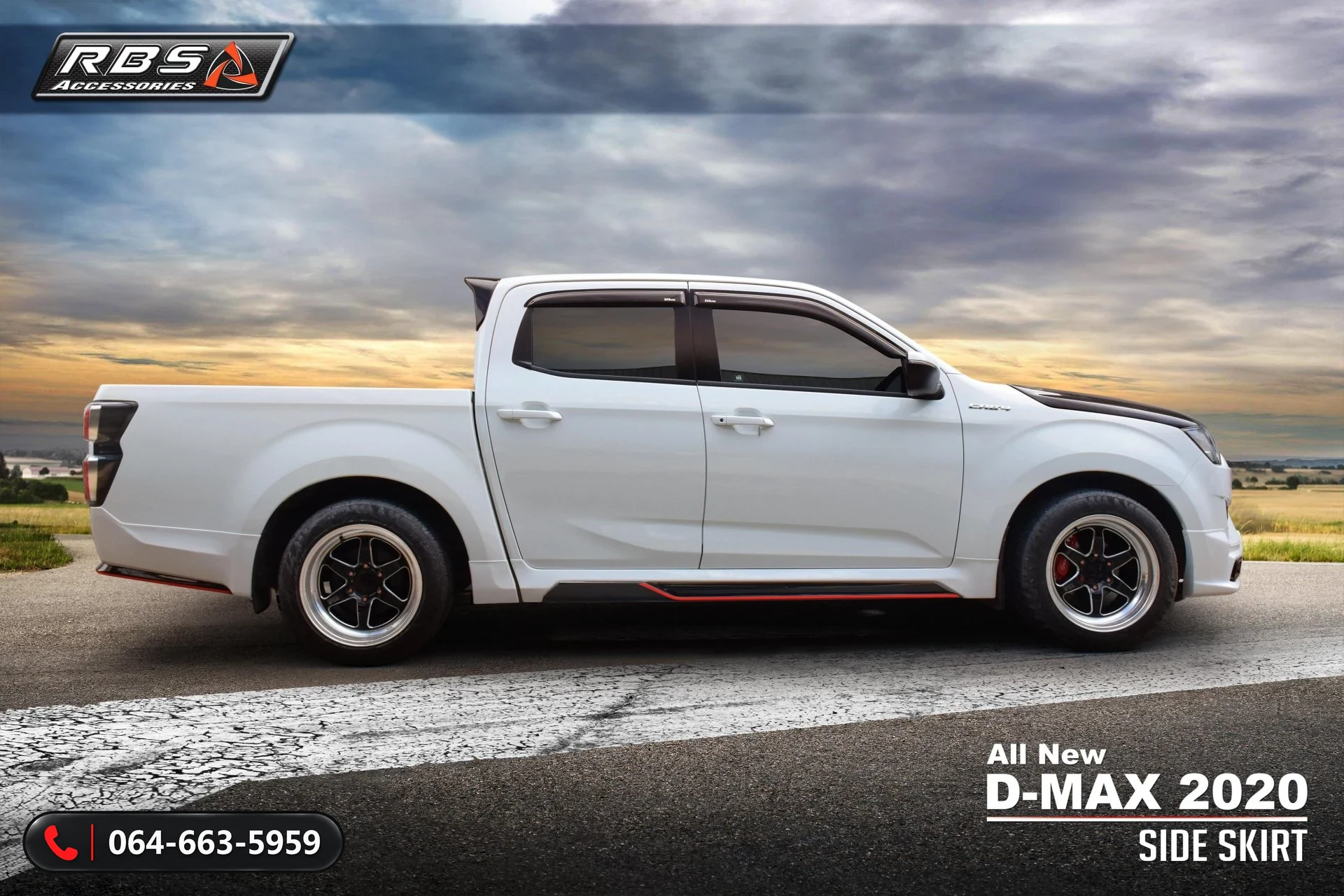 ชุดแต่ง ISUZU D-MAX 2020 รุ่นเตี้ย CAB 4 RBS ภาพ 3