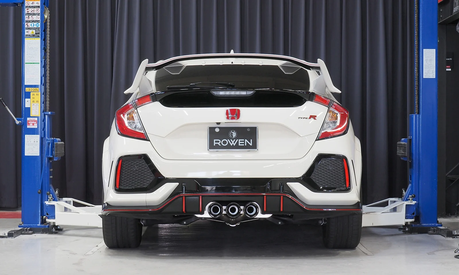 ชุดแต่ง HONDA CIVIC TYPE R FK8 2017.9~Rowen Japan ภาพ 4