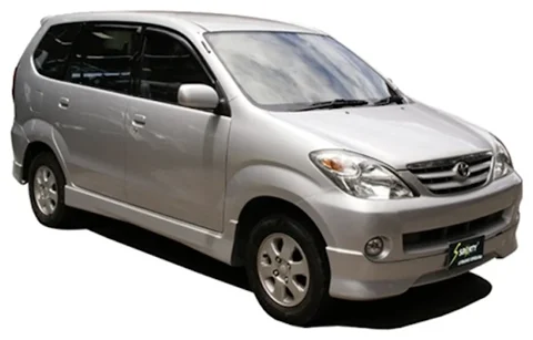 ชุดแต่ง AVANZA 2004 ภาพรถเต็มคันมุมหน้าจากต้นทาง S-Sporty