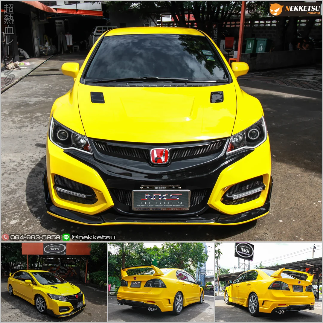 รูปชุดแต่ง ชุดแต่ง Honda Civic FD 06 11 Type R15 ภาพที่ 18