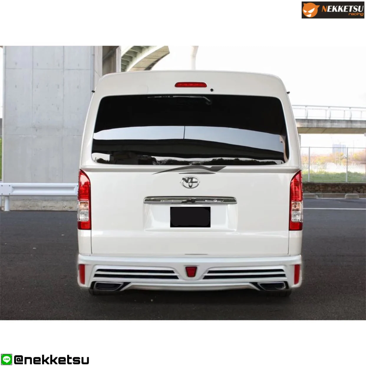 รูปชุดแต่ง ชุดแต่ง TOYOTA Commuter รถตู้ 2005 2018 ทรง Alphard V.1 ภาพที่ 6