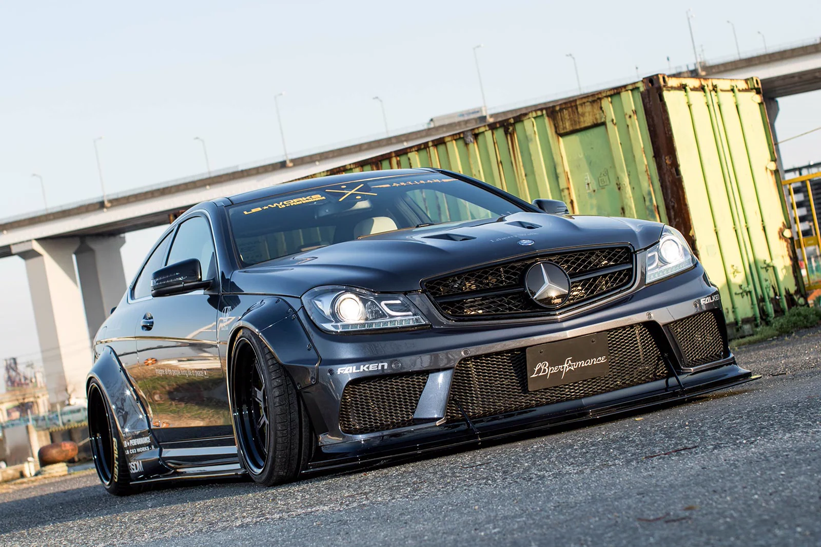 รูปชุดแต่ง ชุดแต่ง Mercedes-Benz C Class W204 2010 2014 LB WORK ภาพที่ 14