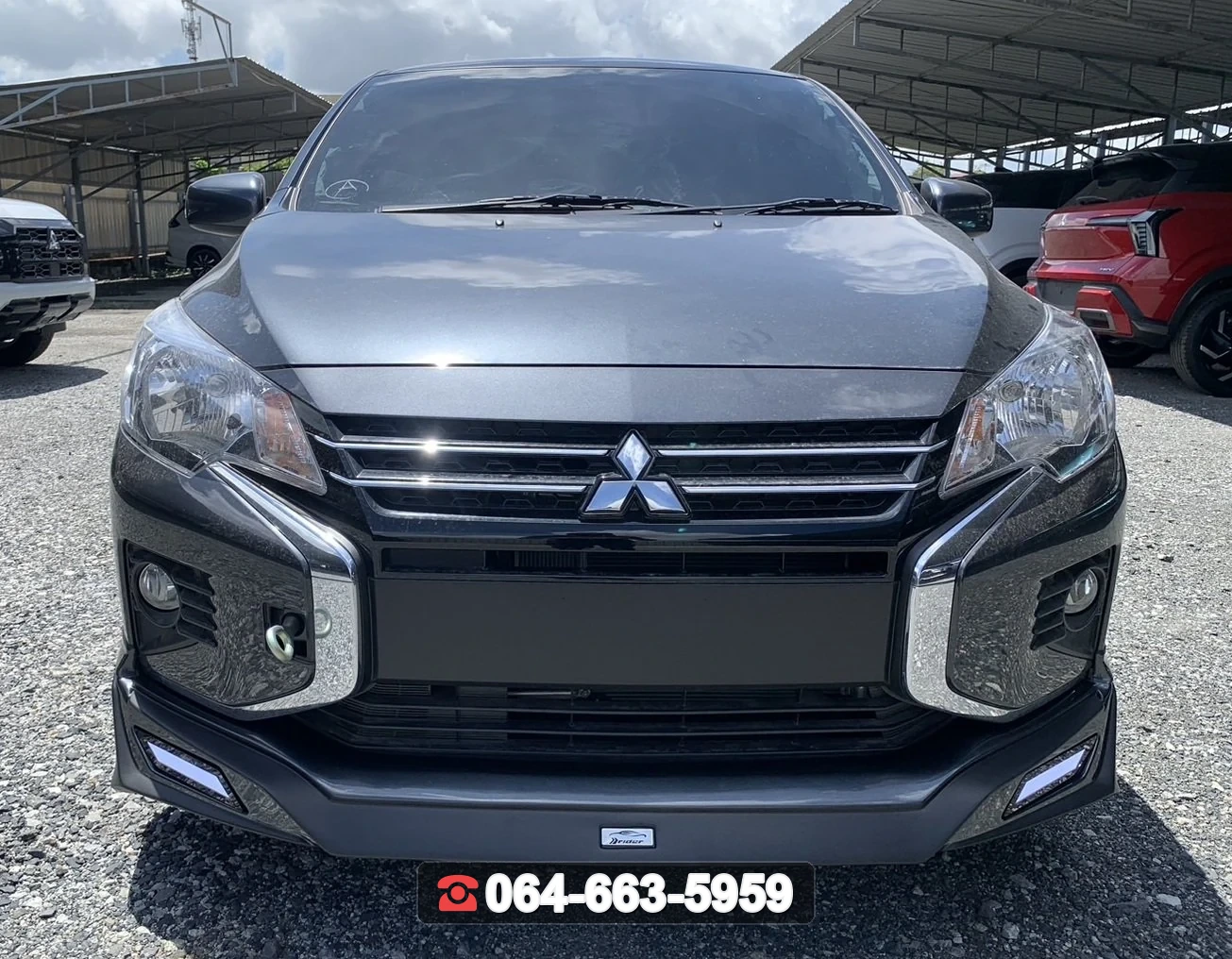 ชุดแต่ง MITSUBISHI Attrage 2020 V.2 ท่อโครเมียม RiderM ภาพ 3