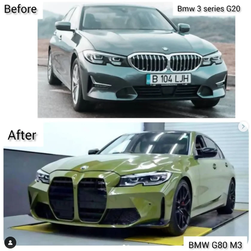 รูปชุดแต่ง ชุดแต่ง BMW Series3 G20 G28 2020 M3 Front ภาพที่ 5