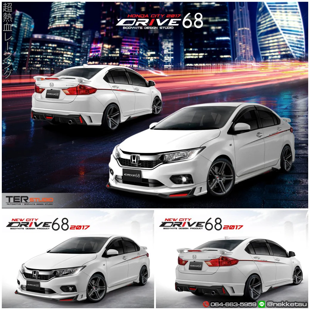 รูปชุดแต่ง ชุดแต่ง Honda City 2017 2019 Drive68 ภาพที่ 3