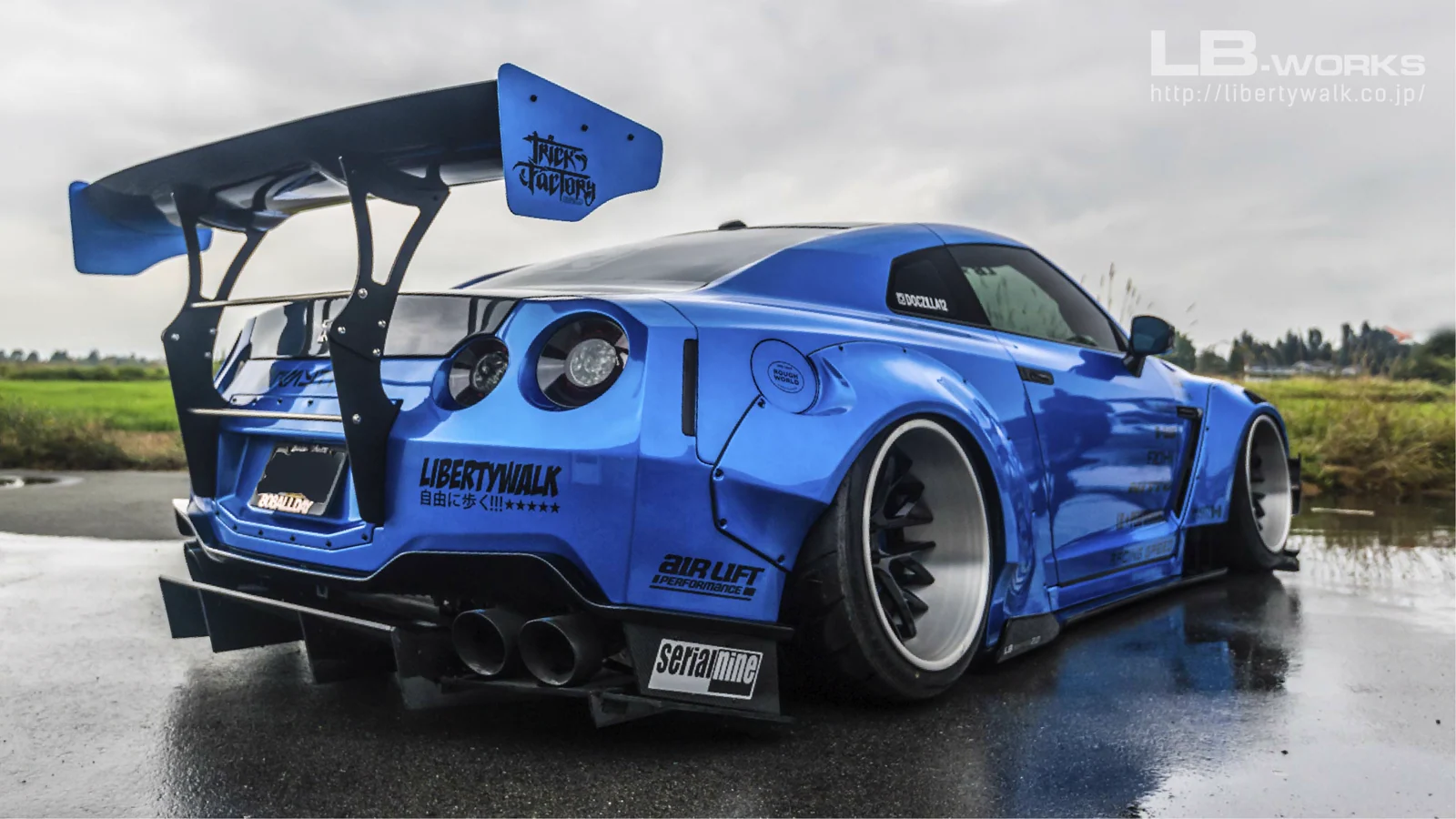รูปชุดแต่ง ชุดแต่ง Nissan GTR R35 LB Work Type 2 ภาพที่ 15