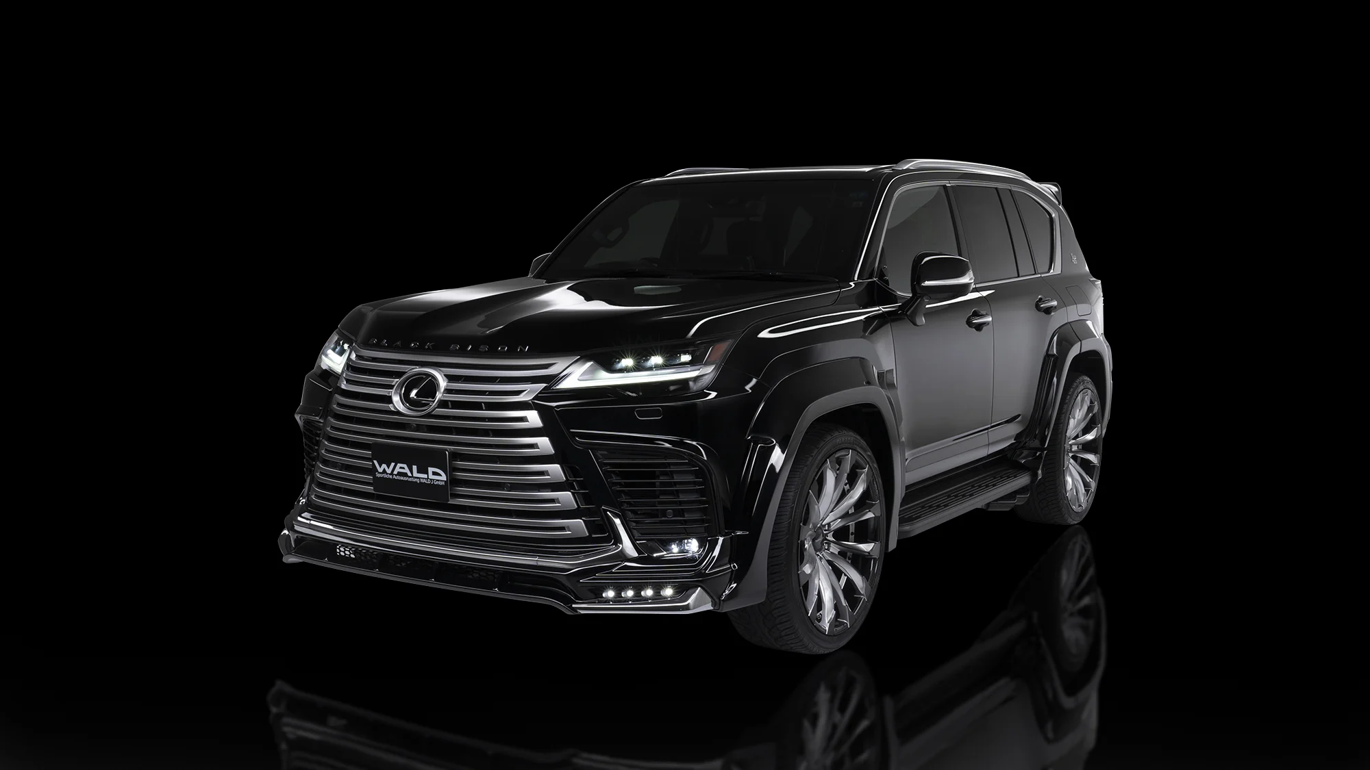 ชุดแต่ง LEXUS LX600/700h WALD Japan สปอร์ตไลน์ แบล็กไบซัน เอดิชัน ภาพ 17