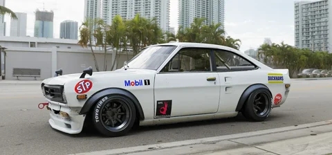 ชุดแต่งไวด์บอดี้ - V1.0 DATSUN B110 Sunny Coupe + สปอยเลอร์ทรง Duck Tail Pandem ภาพสินค้า 1