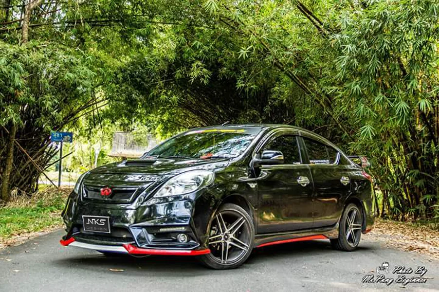 รูปชุดแต่ง ชุดแต่ง Nissan Almera 2008 2018 NKS ภาพที่ 4