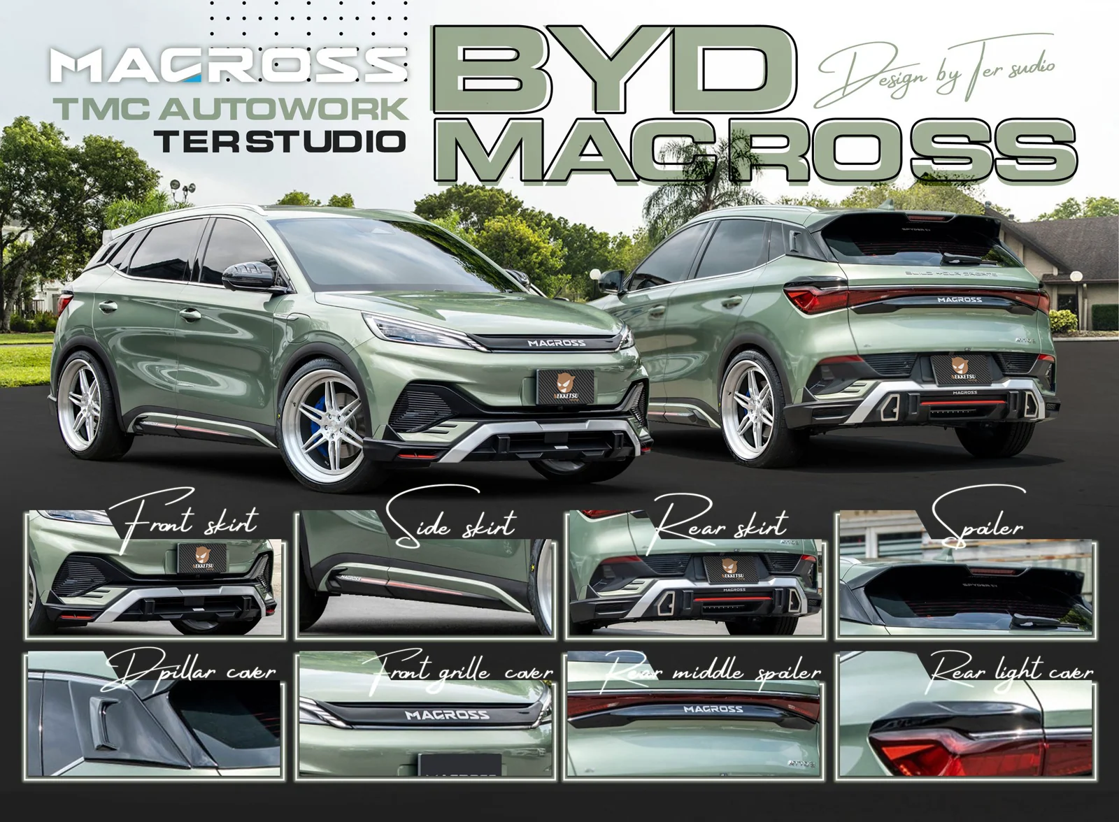 รูปชุดแต่ง ชุดแต่ง BYD Atto 3 MaCross ภาพที่ 9