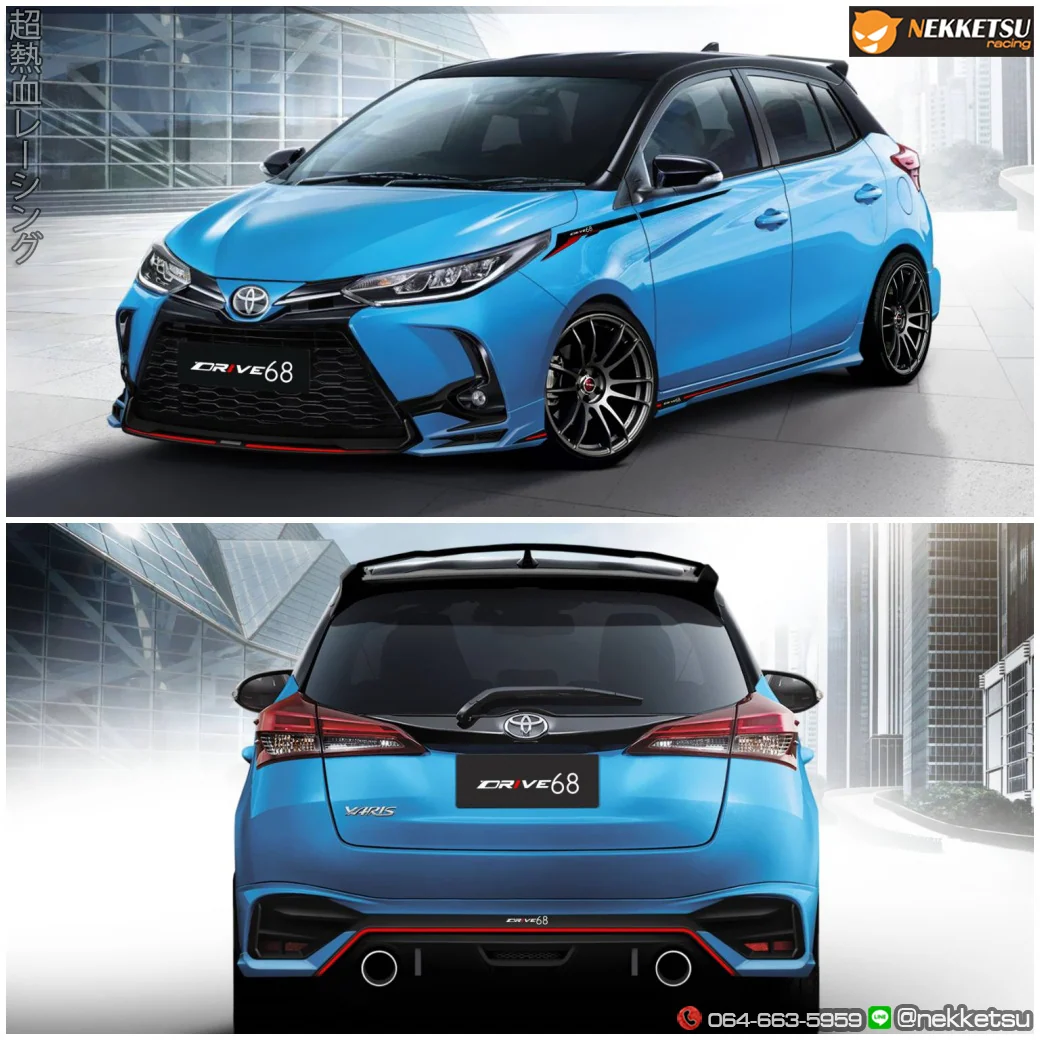 รูปชุดแต่ง ชุดแต่ง Toyota Yaris Ativ 20 23 Drive68 5 ประตู ภาพที่ 5