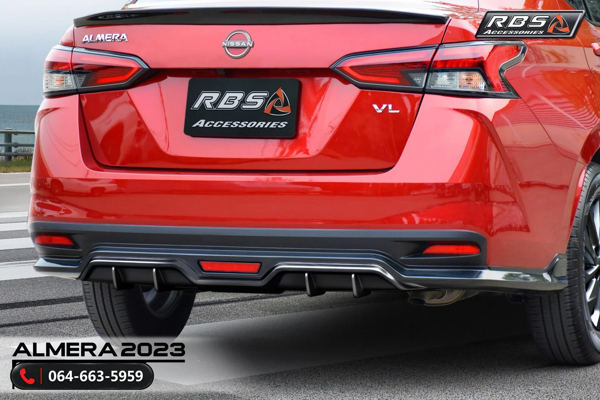 ชุดแต่ง NISSAN ALMERA 2023 SLIM SERIES RBS ภาพ 6