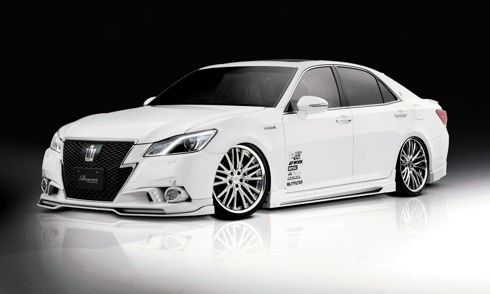 ชุดแต่ง TOYOTA 210 CROWN ATHLETE MODEL GRS210/GRS214/AWS210 2012.12~2015.09 Rowen Japan ภาพ 6