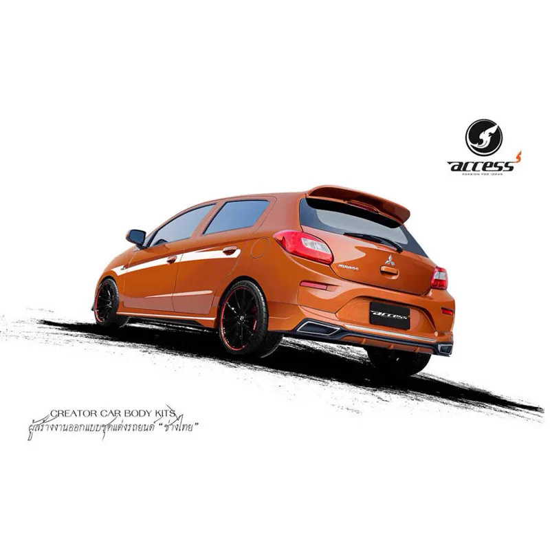 ชุดแต่งมิราจ 2016 Access Body kits - MITSUBISHI Mirage 2016 - UP ชุดแต่งรถ ภาพ 5