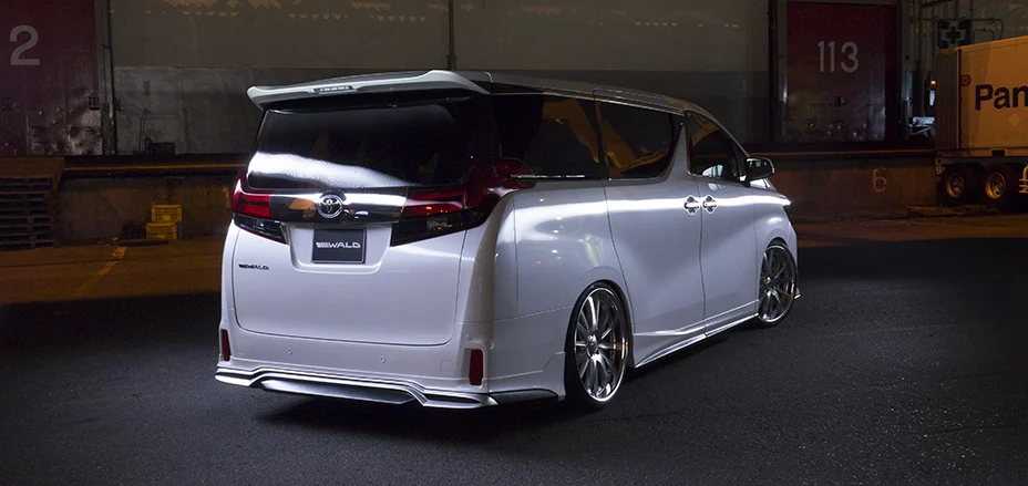 ชุดแต่ง TOYOTA ALPHARD S/SA/SR WALD Japan สปอร์ตไลน์ HALF TYPE ภาพ 11