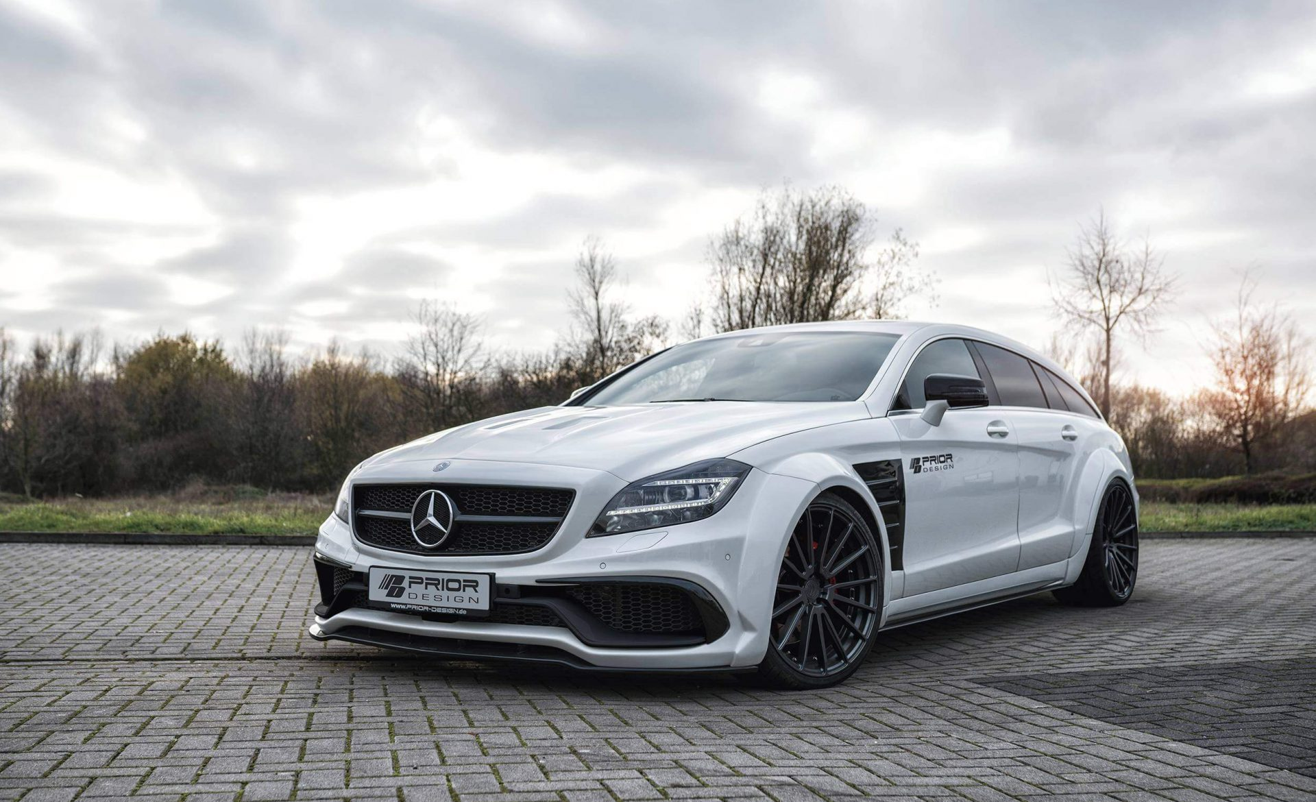 ลิ้นเสริมกันชนหน้า Prior Design PDV4 Front Add-On Lip Spoiler for PDV4 Front Bumper - Mercedes CLS X218 Shooting Brake ภาพสินค้าที่เลือก