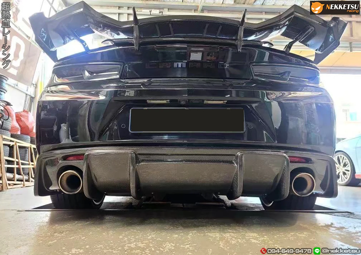 รูปชุดแต่ง ชุดแต่ง CHEVROLET CAMARO 2019 2020 Diffuser ภาพที่ 4