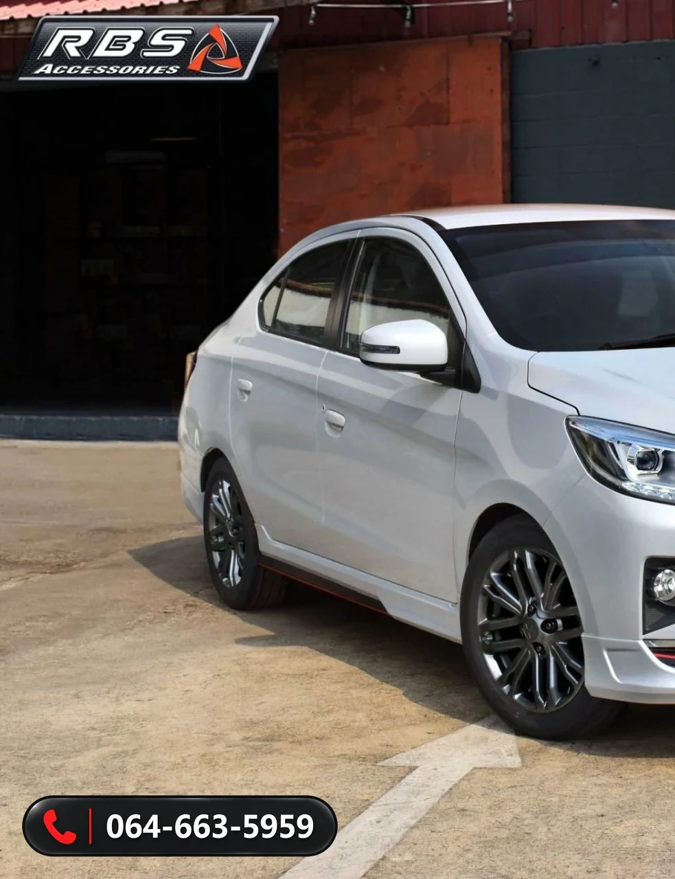 ชุดแต่ง MITSUBISHI ATTRAGE 2020 IDEO SPEED RBS ภาพ 1