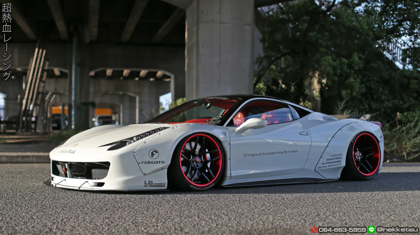 รูปชุดแต่ง ชุดแต่ง Ferrari 458 LB WORK ภาพที่ 5