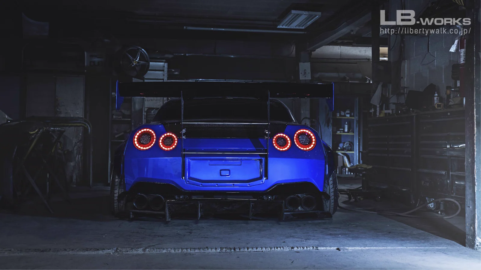 รูปชุดแต่ง ชุดแต่ง Nissan GTR R35 LB Work Type 2 ภาพที่ 20