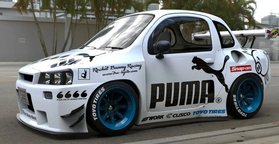 Rocket Bunny Racing SUZUKI TWIN Complete FRP Wide Body Aero Kit - R34 SUZUKI Twin · แปลงโฉม R34 ภาพสินค้าที่เลือก