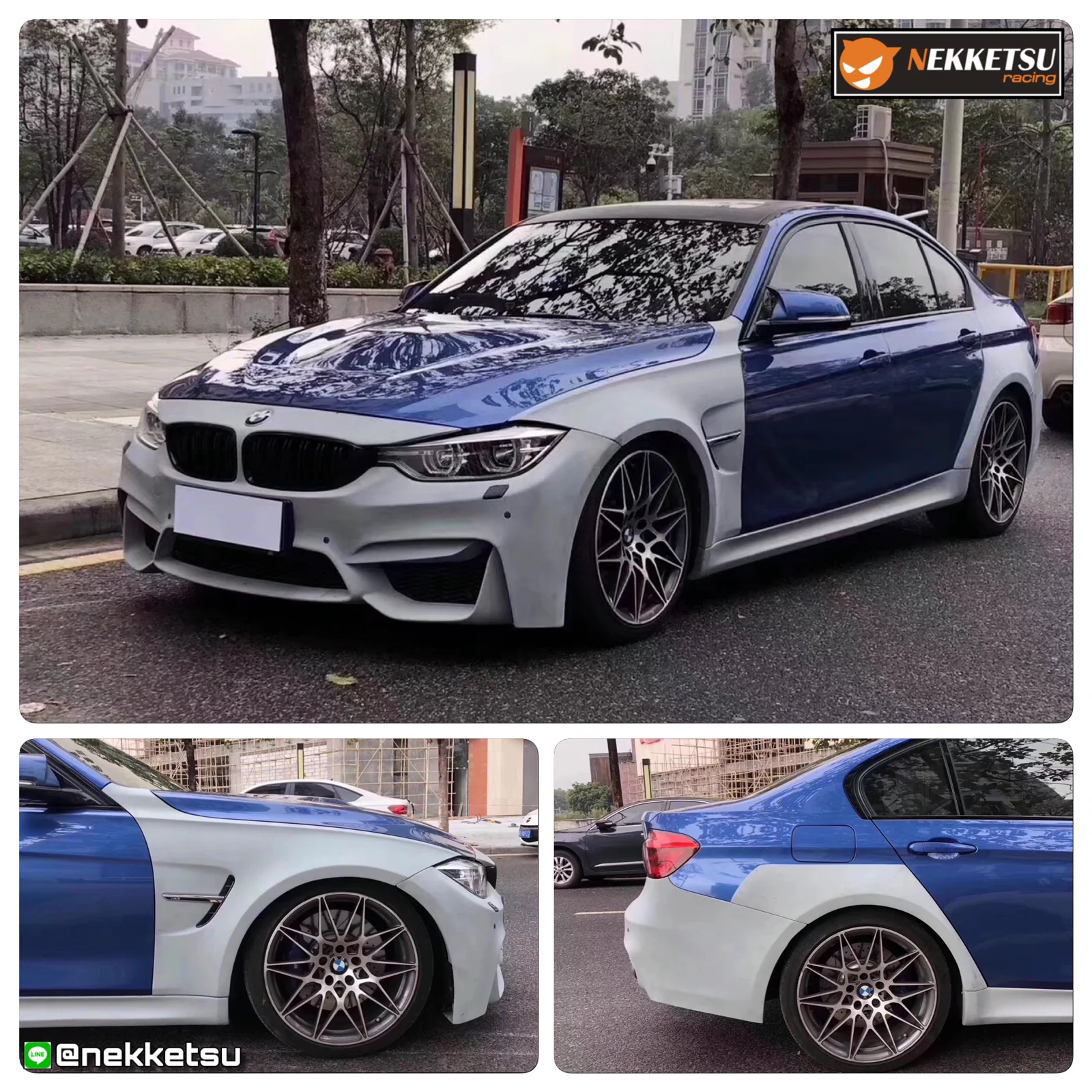 รูปชุดแต่ง ชุดแต่ง BMW Series3 F30 F31 2011 2018 Wide Body M3 ภาพที่ 2
