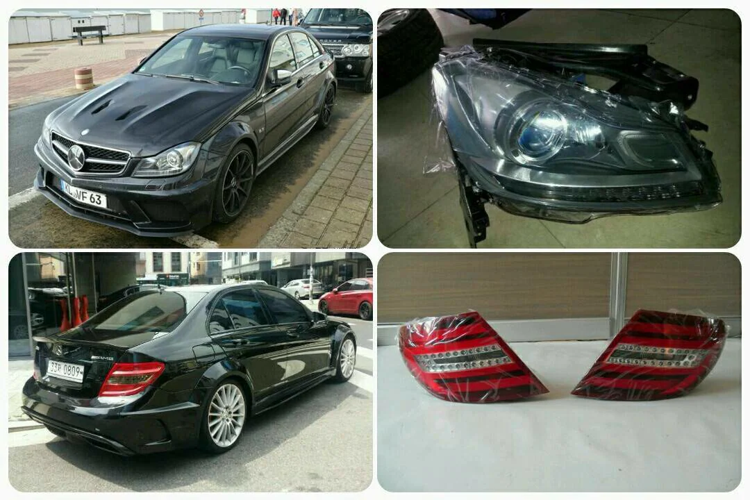 รูปชุดแต่ง ชุดแต่ง Mercedes-Benz C Class W204 2010 2014 แปลงเก่าเป็น face lift ภาพที่ 5