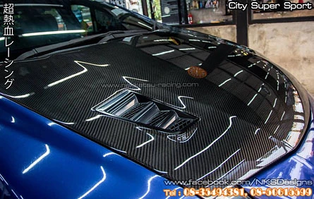 ฝากระโปรง City 2008–2013 ทรง Mugen RR Carbon — ภาพรายละเอียดสินค้า 1