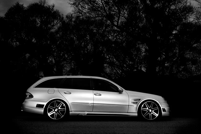 ชุดแต่ง MERCEDES-BENZ E-CLASS WAGON WALD Japan สปอร์ตไลน์ แบล็กไบซัน เอดิชัน ภาพ 10