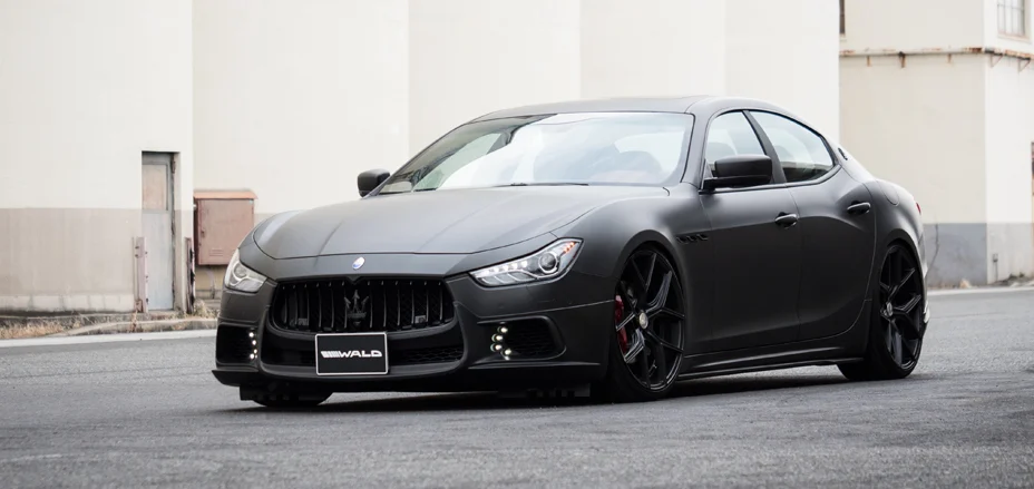 ชุดแต่ง MASERATI GHIBLI WALD Japan สปอร์ตไลน์ แบล็กไบซัน เอดิชัน ภาพ 28
