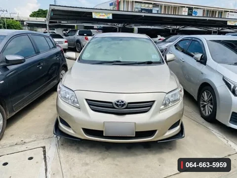 ภาพลิ้นต่อกันชนหน้า Toyota Corolla Altis E140 หลังติดตั้ง