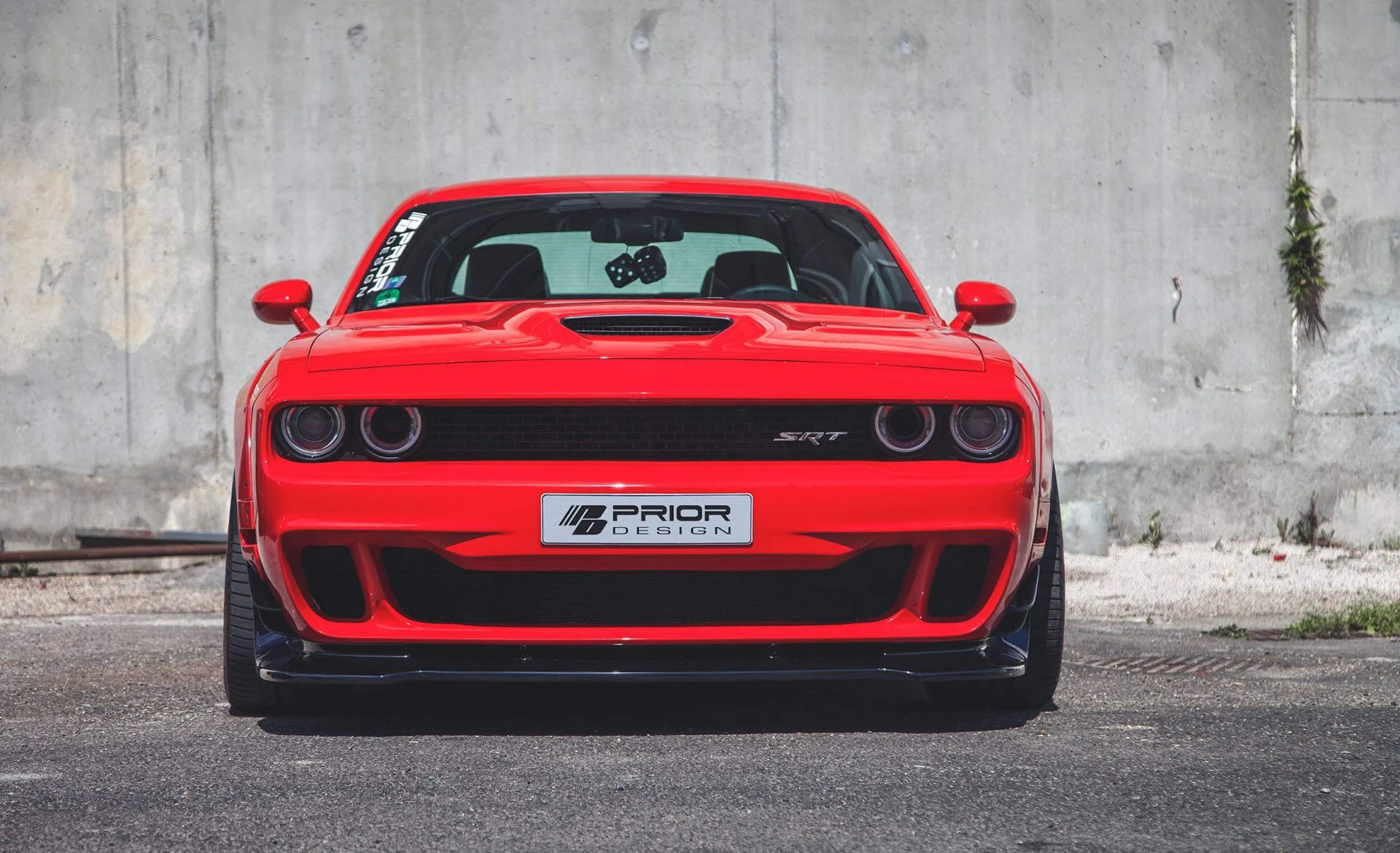 กันชนหน้าพร้อมลิ้นเสริม PD900HC Prior Design DODGE Challenger ภาพสินค้าที่เลือก