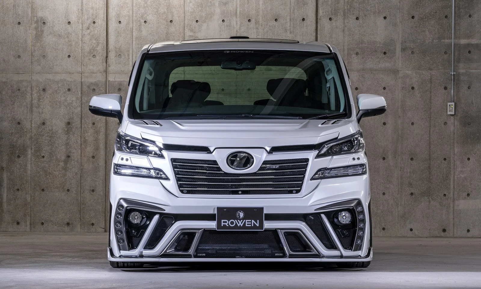 ชุดแต่ง TOYOTA 30 VELLFIRE Z-grade MODEL Bumper type AGH3#W/GGH3#W/AYH30W 2015.1~2017.12 Rowen Japan ภาพ 12