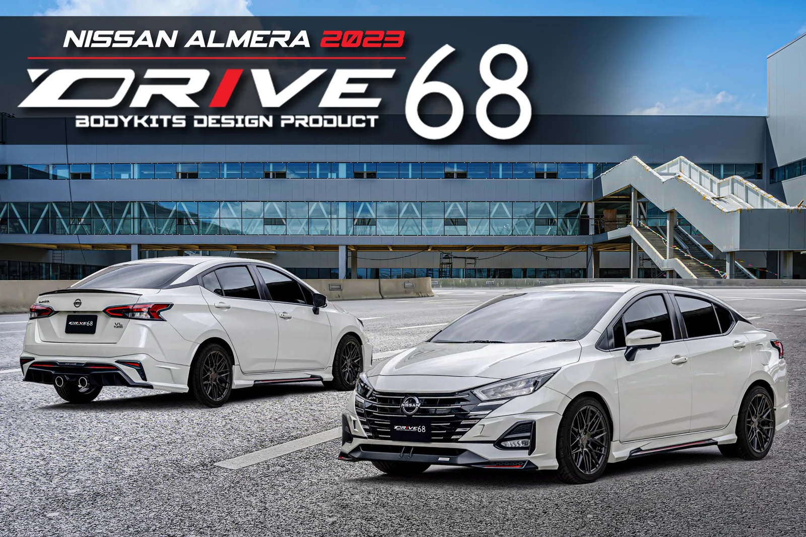 รูปชุดแต่ง ชุดแต่ง Nissan Almera 2023 2026 Drive68 ภาพที่ 1
