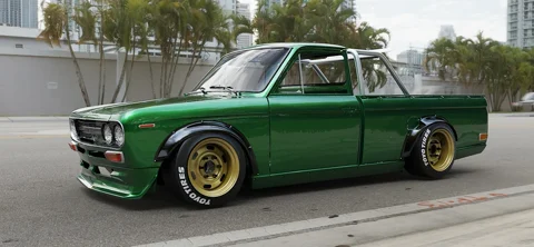 ชุดแต่งไวด์บอดี้ - V1.0 DATSUN 521 Pickup Ute Pandem ภาพสินค้า 1