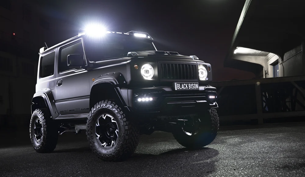 ชุดแต่ง SUZUKI JIMNY SIERRA WALD Japan สปอร์ตไลน์ แบล็กไบซัน เอดิชัน ภาพ 2
