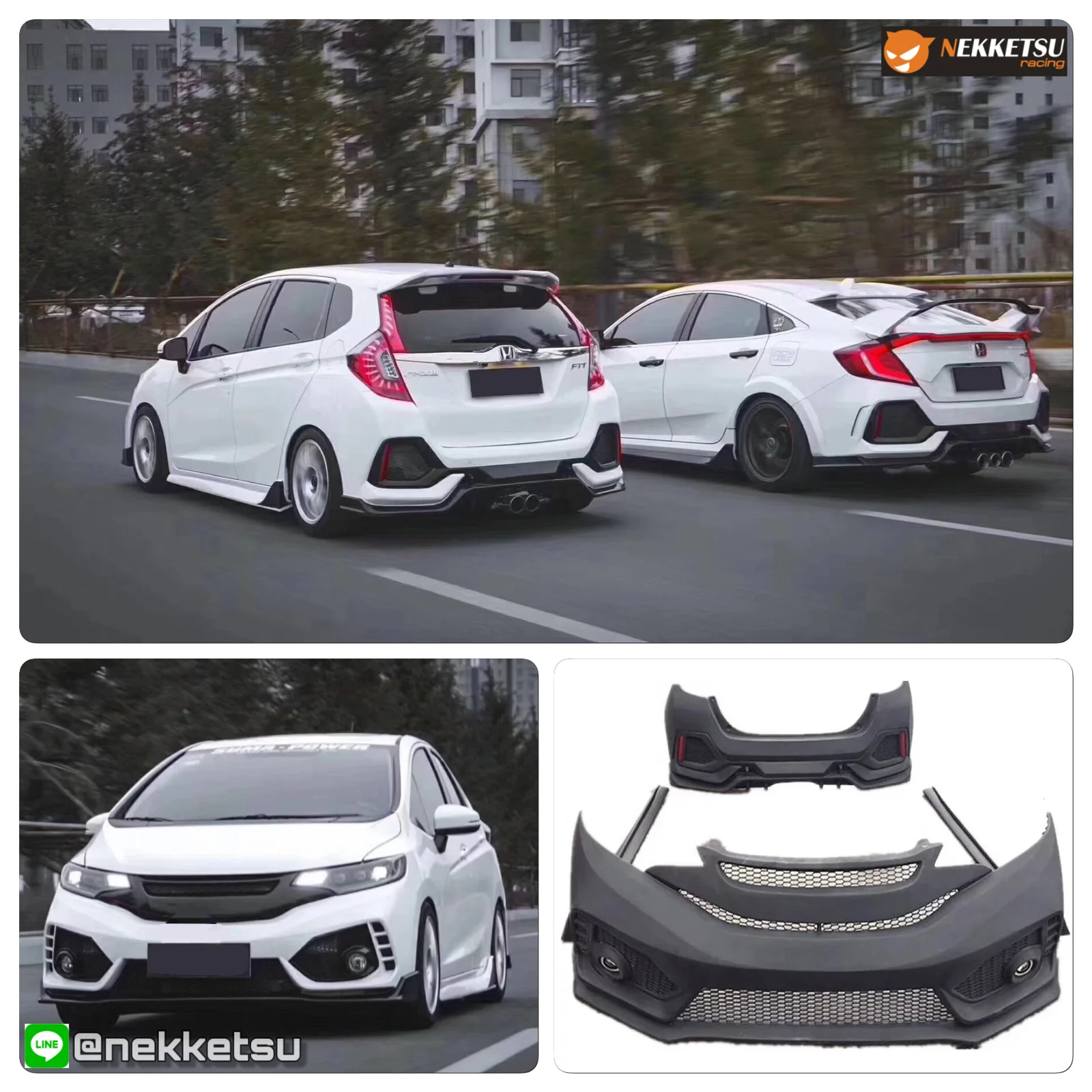 รูปชุดแต่ง ชุดแต่ง Honda Jazz GK 2014 2019 Type R 2019 ภาพที่ 9