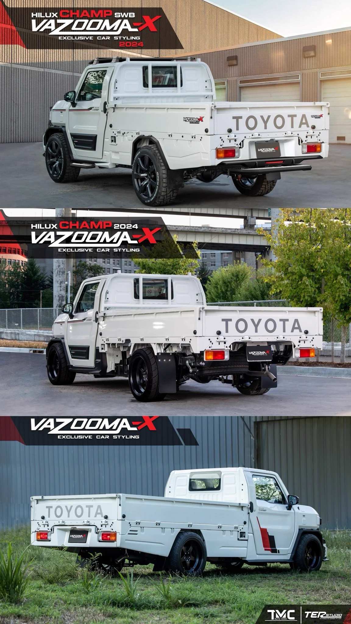 รูปชุดแต่ง ชุดแต่ง Toyota Hilux Champ 2024 Vazooma X ภาพที่ 19
