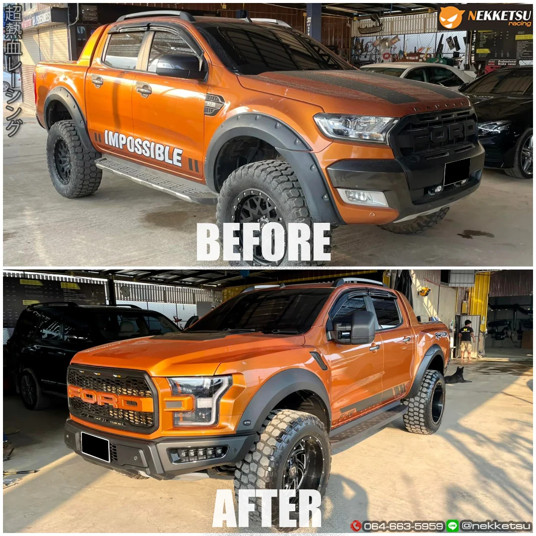 รูปชุดแต่ง ชุดแต่ง Ford Ranger 2016 2019 เป็นหน้า F150 2020 ภาพที่ 3