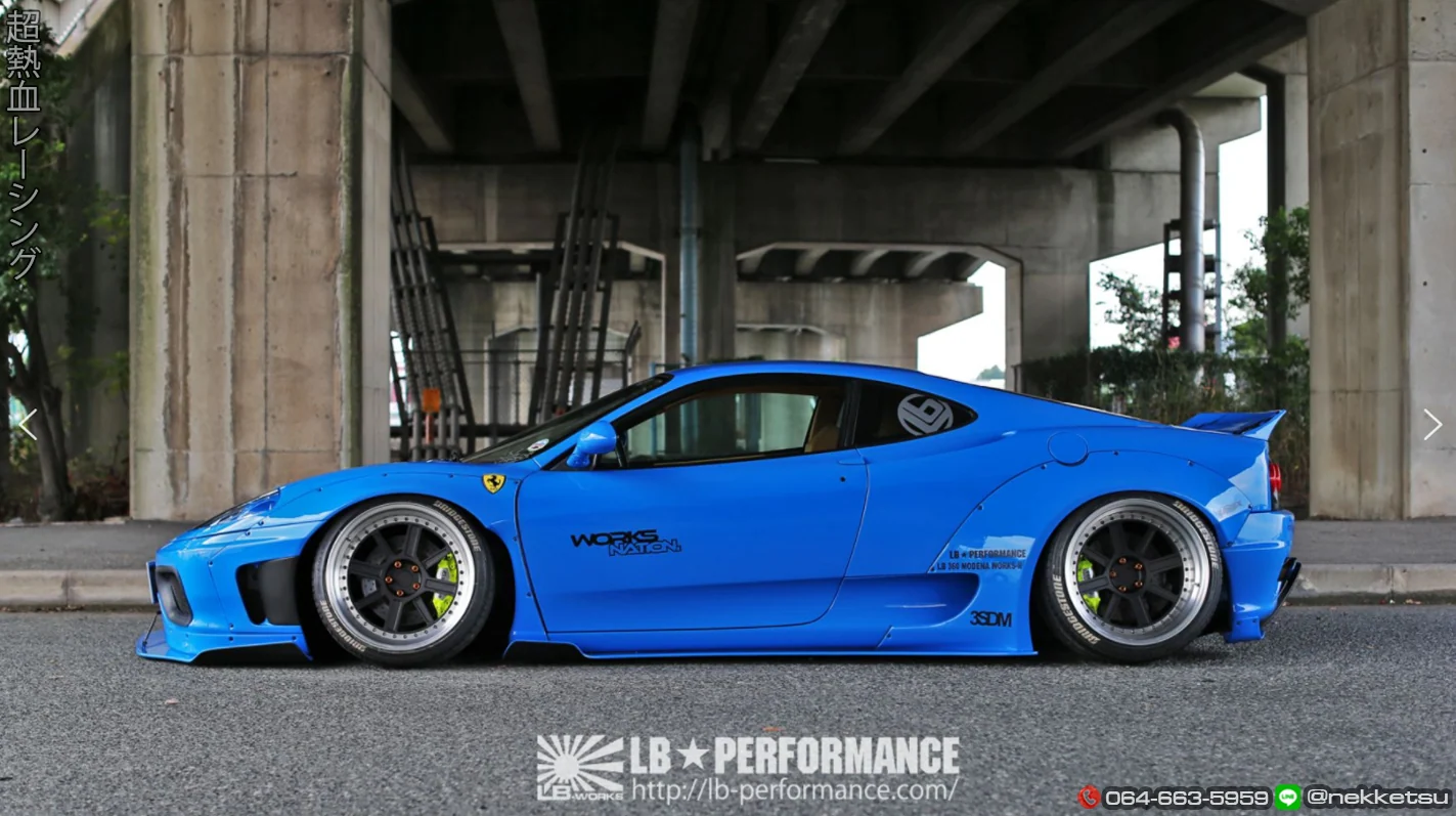 รูปชุดแต่ง ชุดแต่ง Ferrari 360 LB WORK ภาพที่ 7