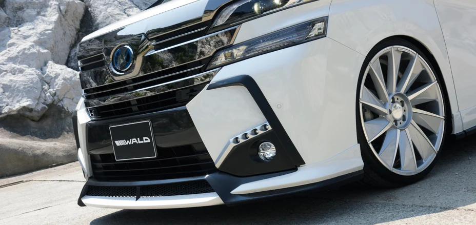 ชุดแต่ง TOYOTA VELLFIRE Z/ZA/ZR WALD Japan สปอร์ตไลน์ HALF TYPE ภาพ 12
