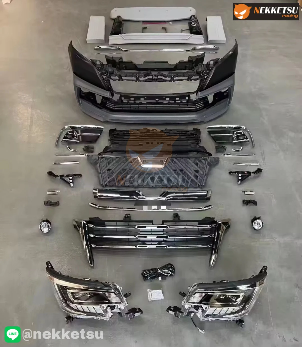 รูปชุดแต่ง ชุดแต่ง TOYOTA Commuter รถตู้ 2019 2025 WALD ภาพที่ 4