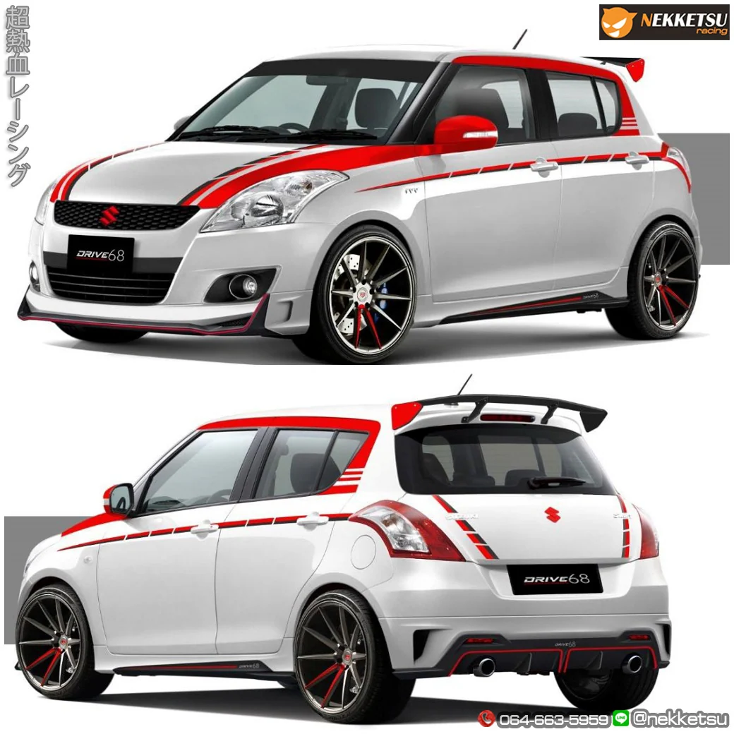 รูปชุดแต่ง ชุดแต่ง Suzuki Swift 2012 Drive68 ภาพที่ 6