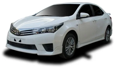 ชุดแต่ง ALTIS 2014 – S1 ภาพรถเต็มคันมุมหน้าจากต้นทาง S-Sporty