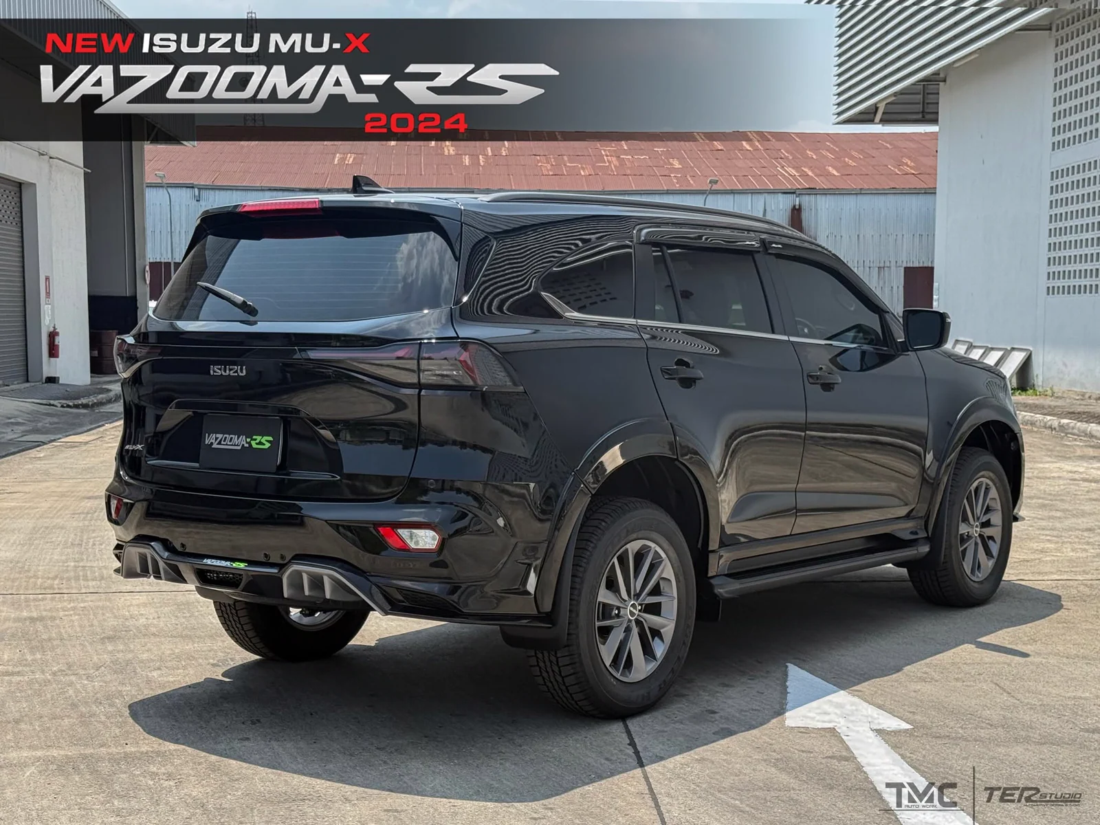 รูปชุดแต่ง ชุดแต่ง Isuzu Mu X 2020 2025 Vazooma RS 2024 ภาพที่ 3