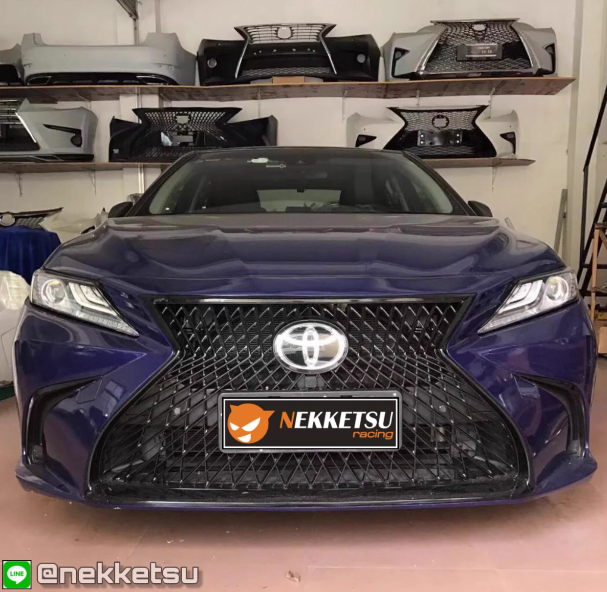 รูปชุดแต่ง ชุดแต่ง Toyota Camry 2018 2024 Lexus V.2 LS ภาพที่ 3